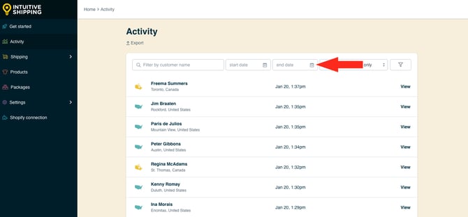 IS HS Activity - Filter By End Date