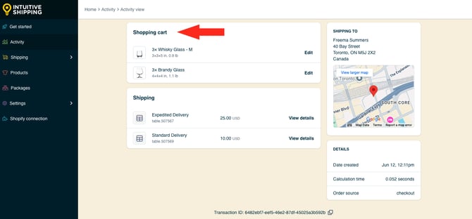 IS HS Activity - View Shopping Cart