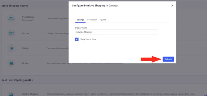 IS HS BigCommerce - Configure Intuitive Shipping Submit Button