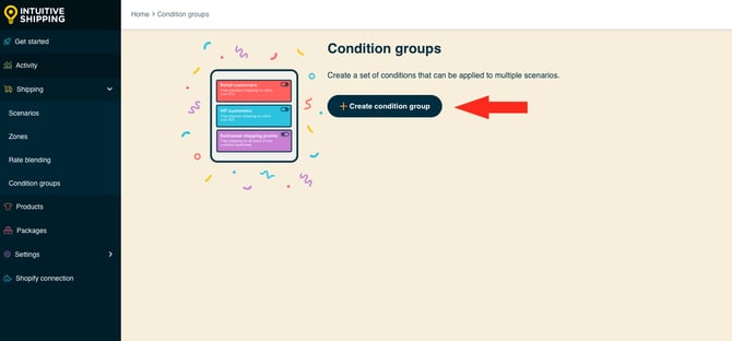 IS HS Condition Groups - Create Condition Group