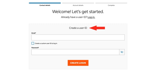 IS HS Connect FedEx - Create User ID