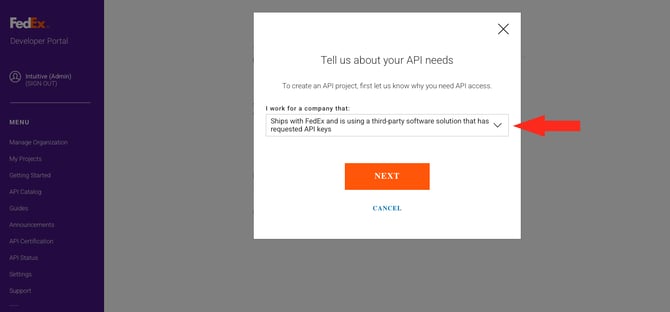 IS HS FedEx OAuth - API Needs