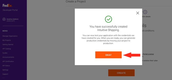 IS HS FedEx OAuth - Project Okay