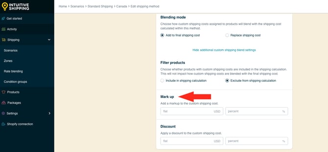 IS HS Free Shipping Methods - Optional Custom Shipping Blending - Mark Up