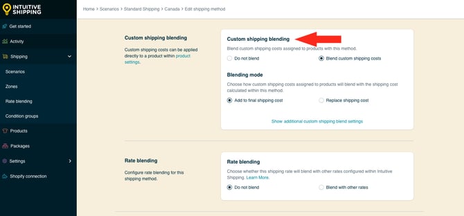 IS HS Free Shipping Methods - Optional Custom Shipping Blending