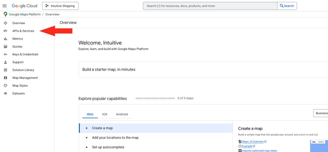 IS HS Google API - APIs and Services