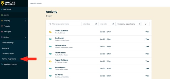 IS HS Menu - Partner Integrations