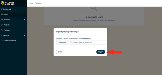 IS HS Packages -  Import File