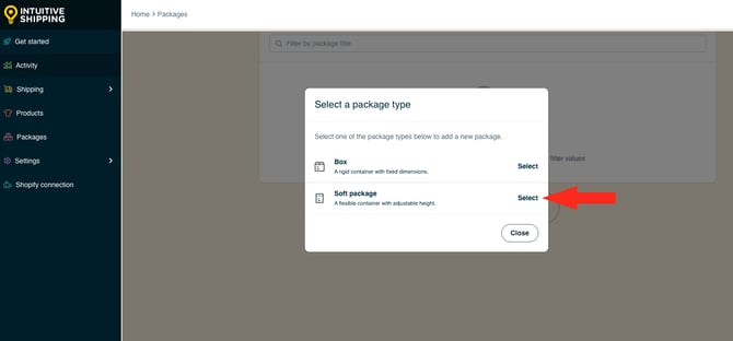IS HS Packages - Package Selection Soft