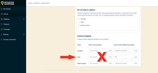 IS HS Products - Custom Shipping - Incorrect Format