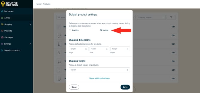 IS HS Products - Default Active