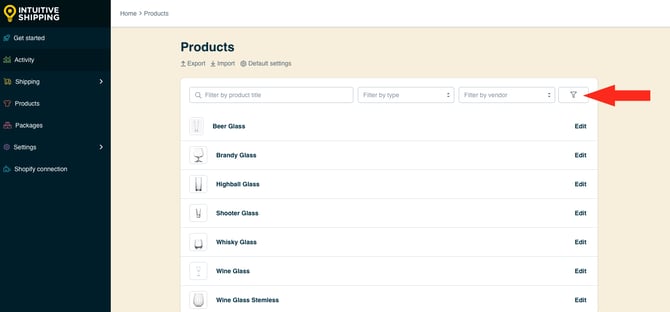 IS HS Products - Filter Products