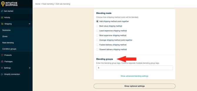 IS HS Rate Blending - Advanced - Blending Groups
