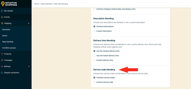 IS HS Rate Blending - Advanced - Service Code Blending