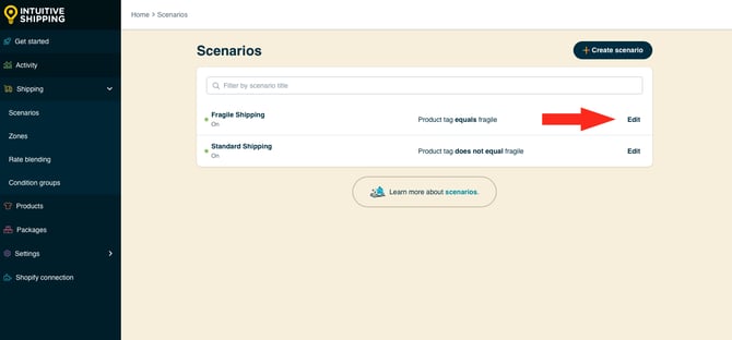 IS HS Scenarios - Edit Fragile Scenario - Blending