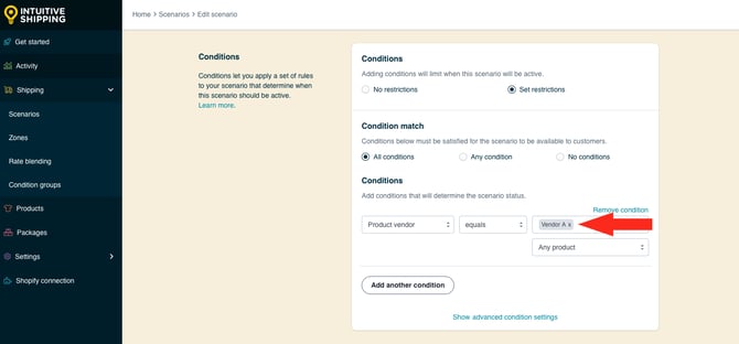IS HS Scenarios - Muli-Vendor - Remove Vendor A