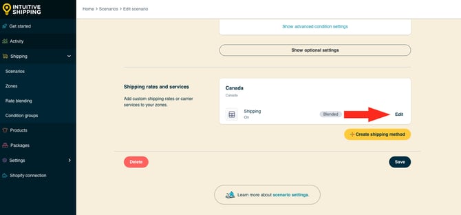 IS HS Scenarios - Multi-Vendor - Edit Duplicate Shipping Method