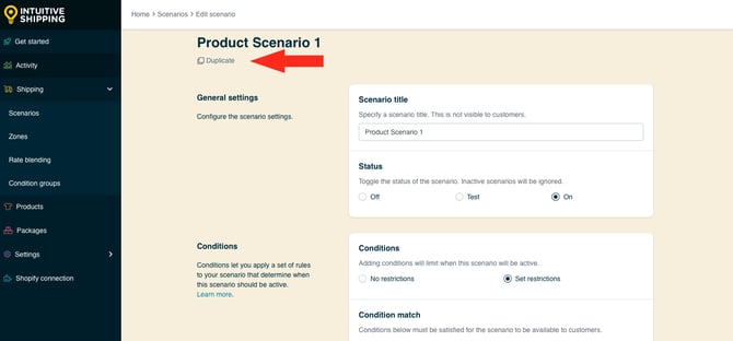 IS HS Scenarios - No Shipping Product Restricted - Duplicate Scenario