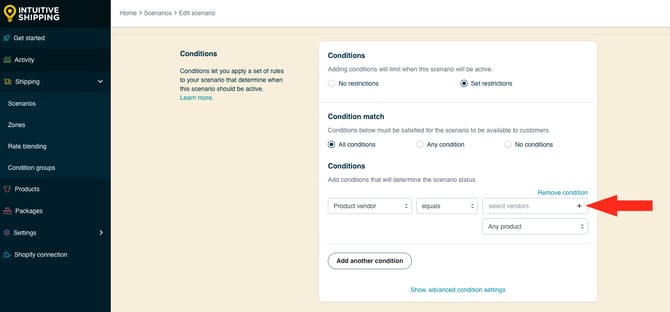 IS HS Scenarios - Select Product Vendor