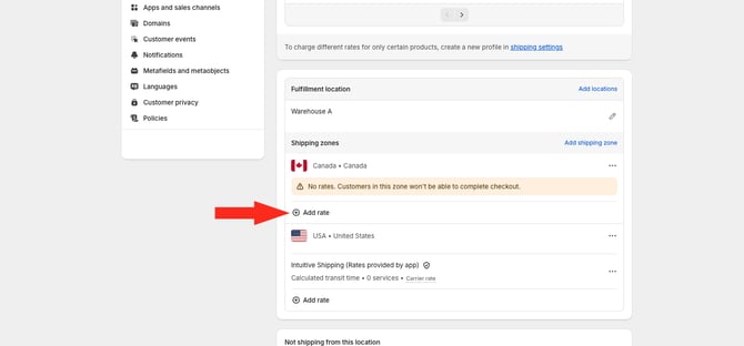 IS HS Shopify - Add Rate