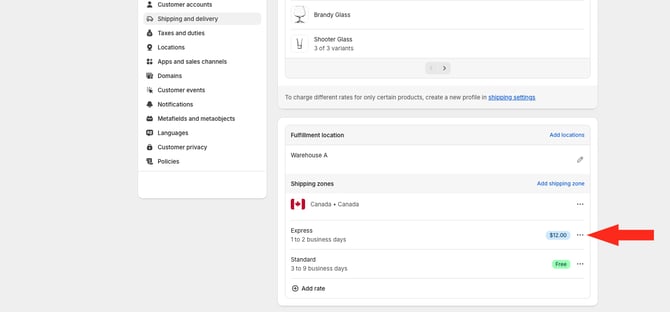 IS HS Shopify - Edit Shopify Rate Ellipsis