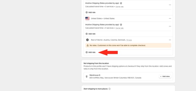 IS HS Shopify - Edit Zone - Add Rate ROW