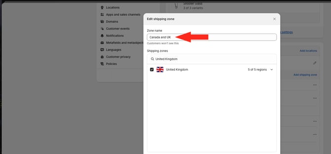 IS HS Shopify - Edit Zone - Edit Name