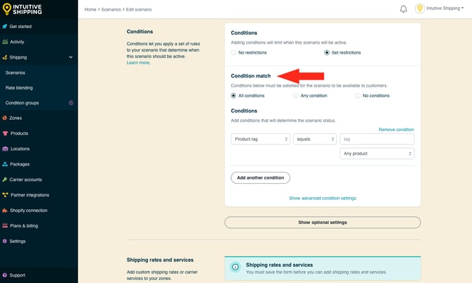 IS - Scenarios - Condition Match