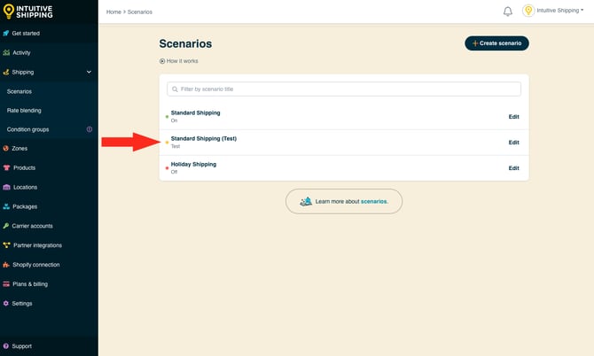 IS - Scenarios - Status Indicator List