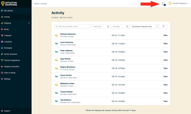 IS - Activity - Notifications