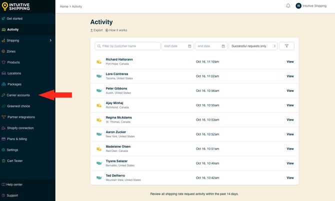 IS - Activity Menu - Carrier Accounts-4