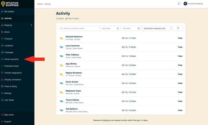 IS - Activity Menu - Carrier Accounts-5