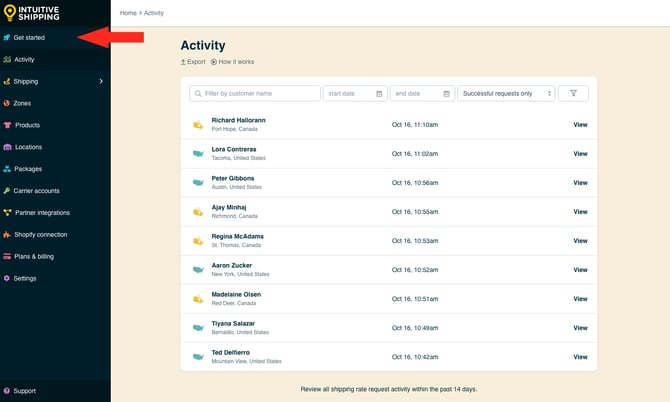 IS - Activity Menu - Get Started