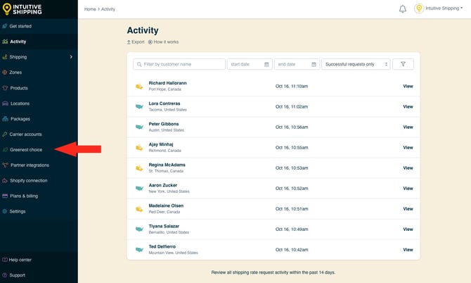 IS - Activity Menu - Greenest Choice