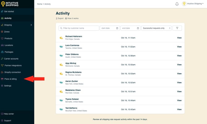IS - Activity Menu - Plans and Billing-1