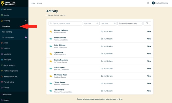 IS - Activity Menu - Scenarios-2