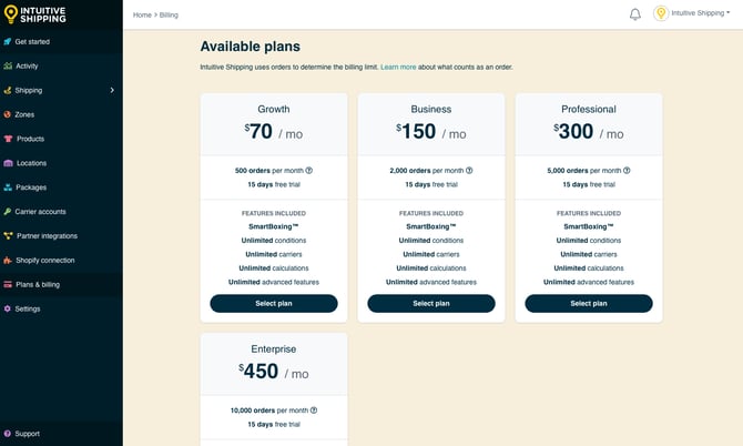 IS - Billing Page