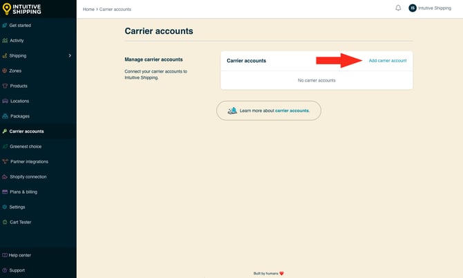 IS - Carrier Accounts - Add Carrier-2
