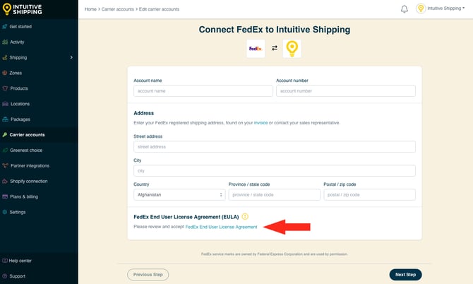 IS - Carrier Accounts - FedEx EULA-2