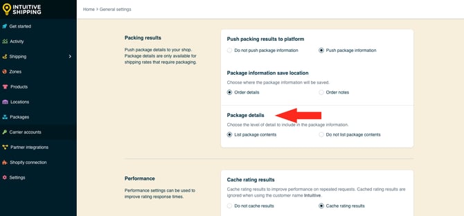 IS - General Settings - Edit Packing Results Details
