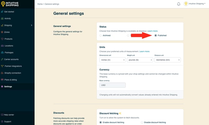 IS - General Settings - Status Published-1