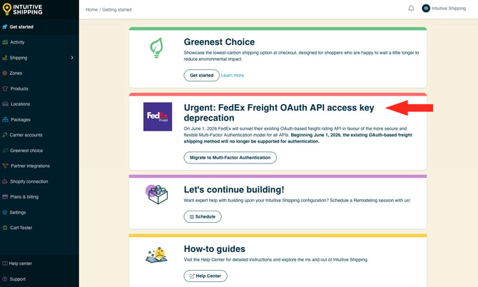 IS - Get Started - FedEx Freight LTL OAuth Migration Card-5