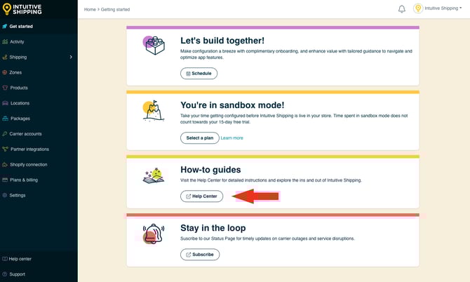 IS - Get Started - Help Center