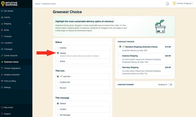 IS - Greenest Choice - Status Testing-2