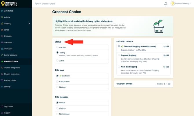 IS - Greenest Choice - Status-2