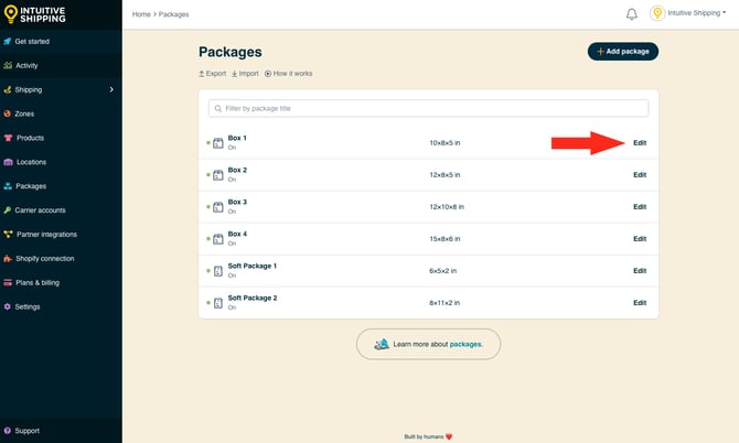 IS - Packages - Edit Box 1