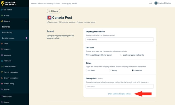IS - Parcel Service Shipping Method - Show Additional Display Settings-2