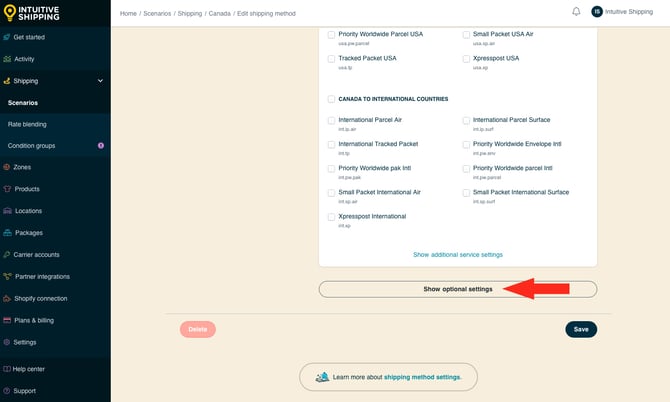 IS - Parcel Service Shipping Method - Show Additional Display Settings-3