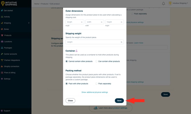 IS - Products - Add Product Save