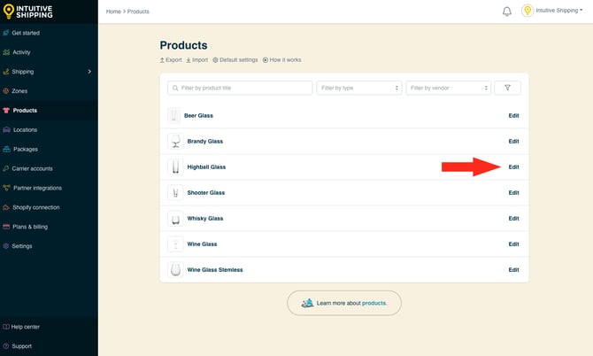 IS - Products - Edit Highball Glass